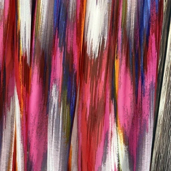 Woman’s Catch My I - Multi Colored Long Flowing Skirt- Size Medium - Picture 2 of 7